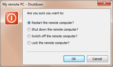 Remote shutdown and remote restart