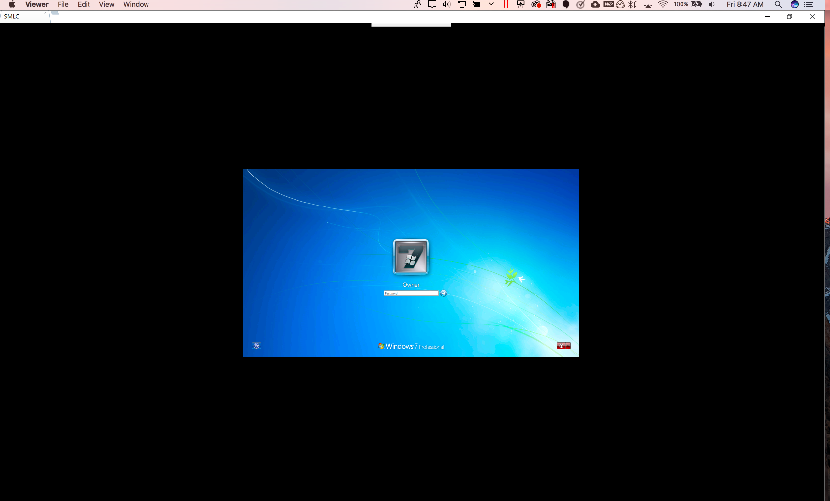 Remote Connection Window is Very Small