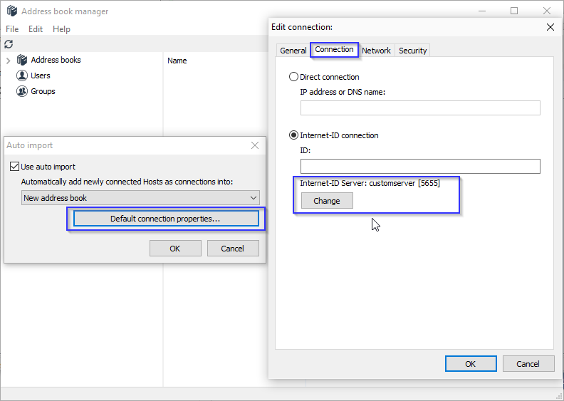 Configured MSI and Auto-Add to Address book won't add custom I-ID svr - 03 Apr 2020 01:02:43