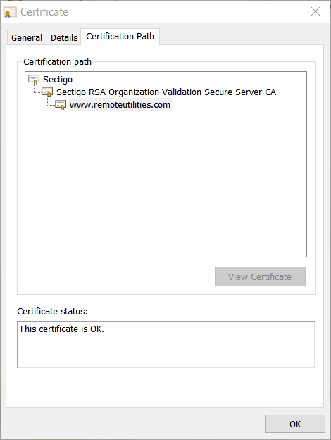 Untrusted Certificate ? - 04 Apr 2020 11:55:28