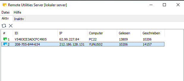 Can't connect to host computer V 7.0.0.2