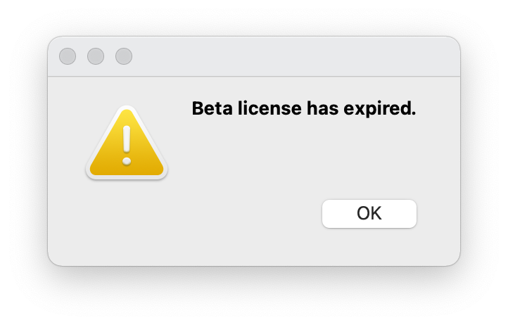 My Mac free License is expired now 1st of April
