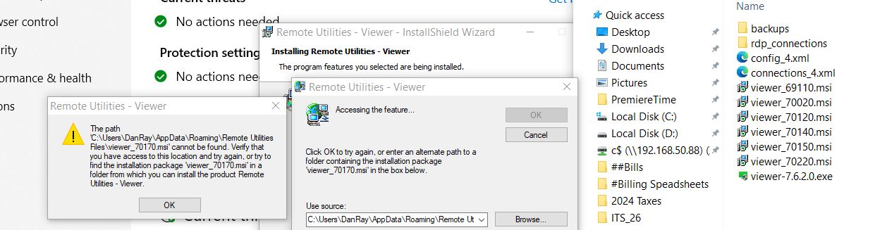 Viewer 7.2.2.0 not updating