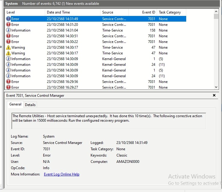 trouble updating Host from version 7.1.6 to 7.6.2, fatal error