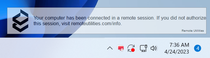 Host user can close active connections even after setting is disabled