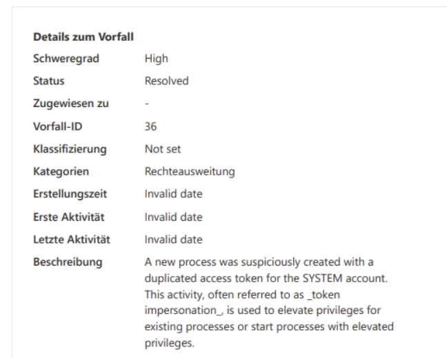 Defender for Endpoint Alert?