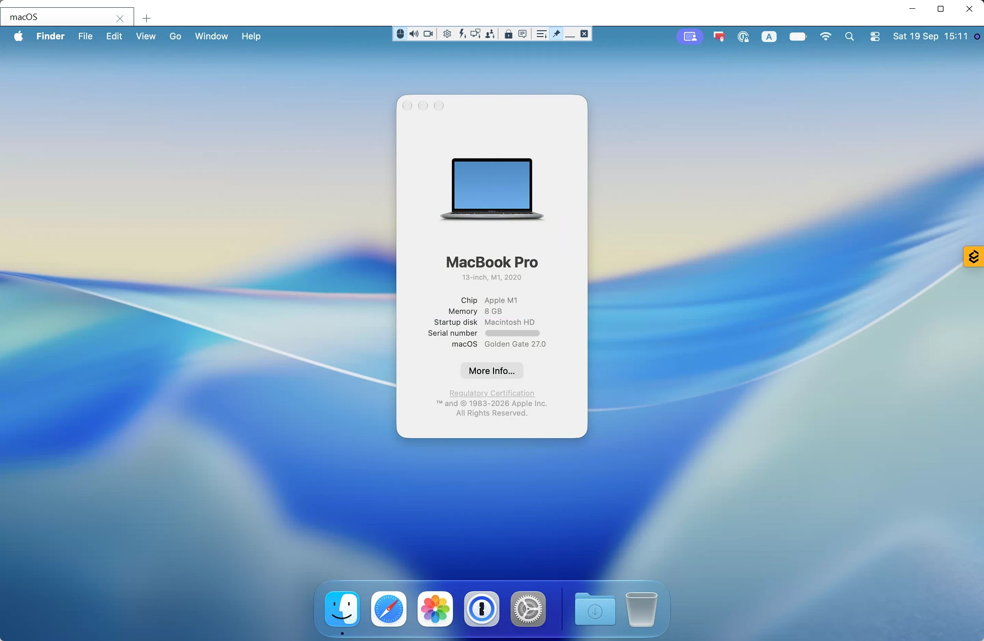 Full Control session to a Mac