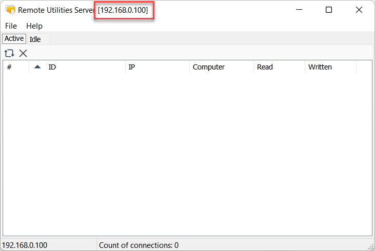 Remote TCP/IP connection successfully connected