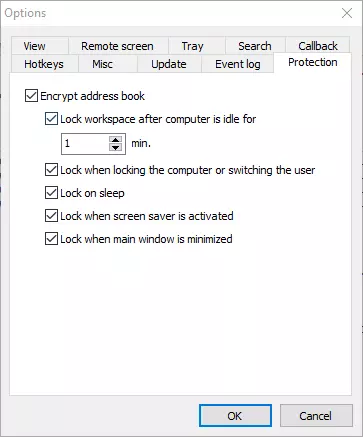 Local Address Book Encryption 7