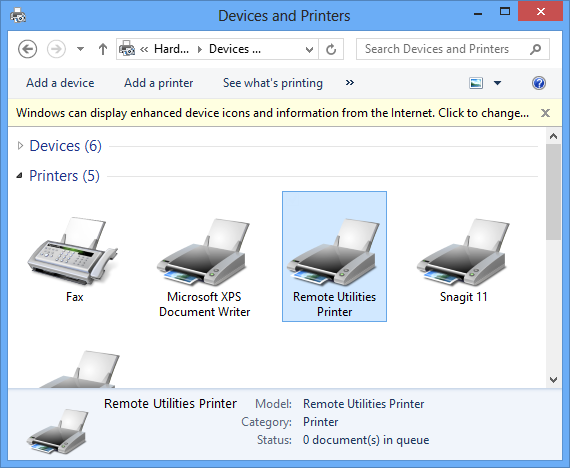 Remote Printing | Remote Utilities