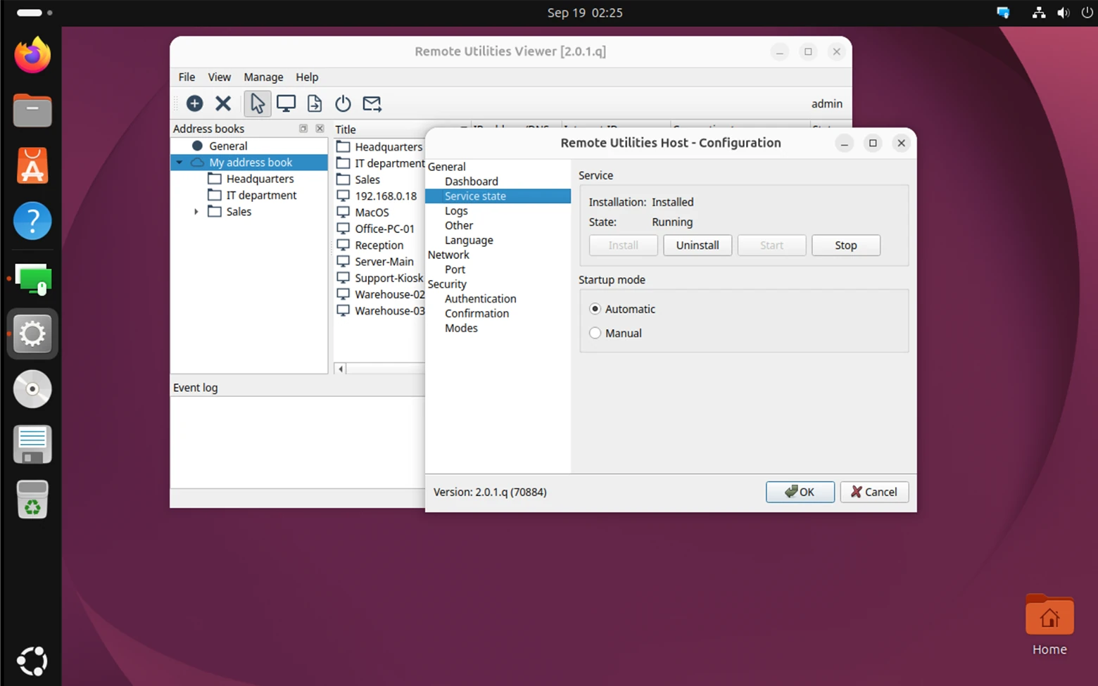 Remote Utilities 2.0.1 for Linux and macOS with full Wayland support